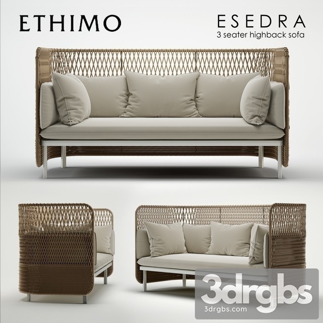 Ethimo Esedra Highback Sofa