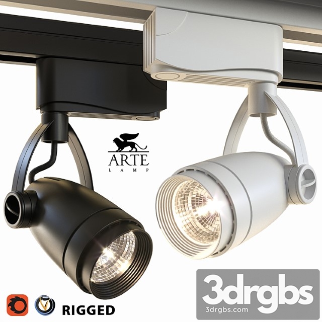 Arte lamp track lights a5910pl-1 black and white