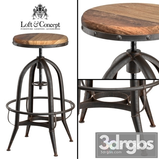 Southern Enterprises Industrial Adjustable Stool