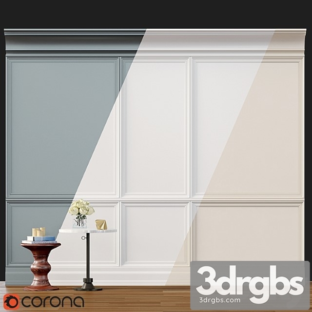 Wall molding 2. boiserie classic panels