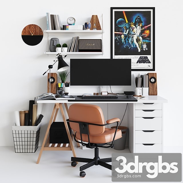 Workplace Set With Decor Sk 1