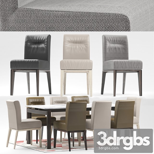 Calligaris esteso wood table and calligaris tosca chairs 2