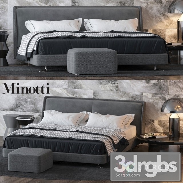 Minotti Spencer Bed 02