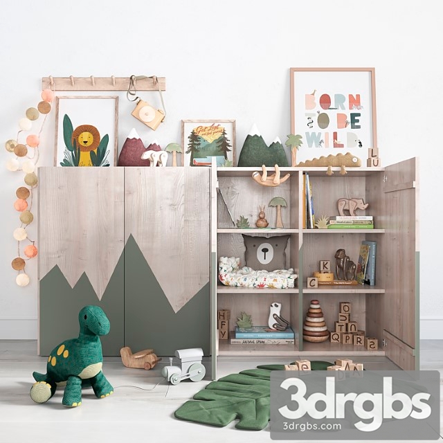 Decor Set For Children Rooms