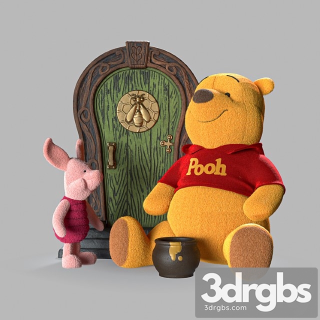 Winnie the pooh and piglet