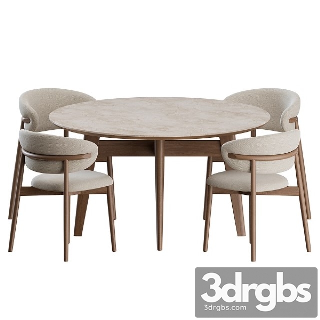 Dinning Set 01 By Calligaris