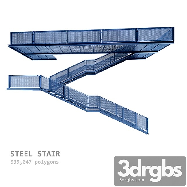 Metal staircase