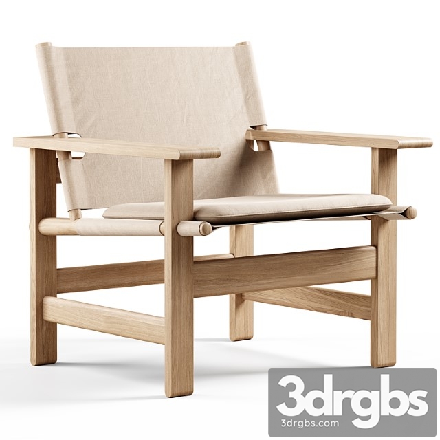 Fredericia - the canvas chair by børge mogensen