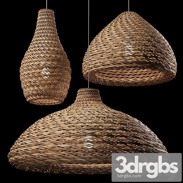 Rattan Pendant Light 08