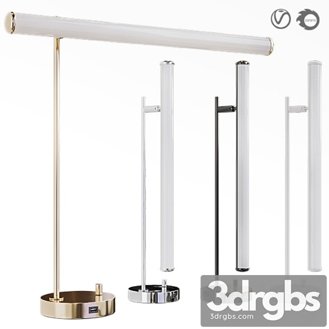 Light rods led & usb table lamp