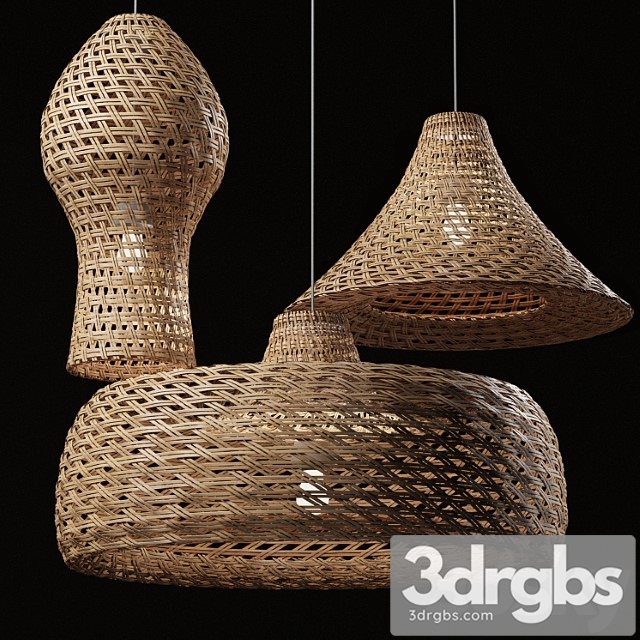 Rattan Pendant Light 07