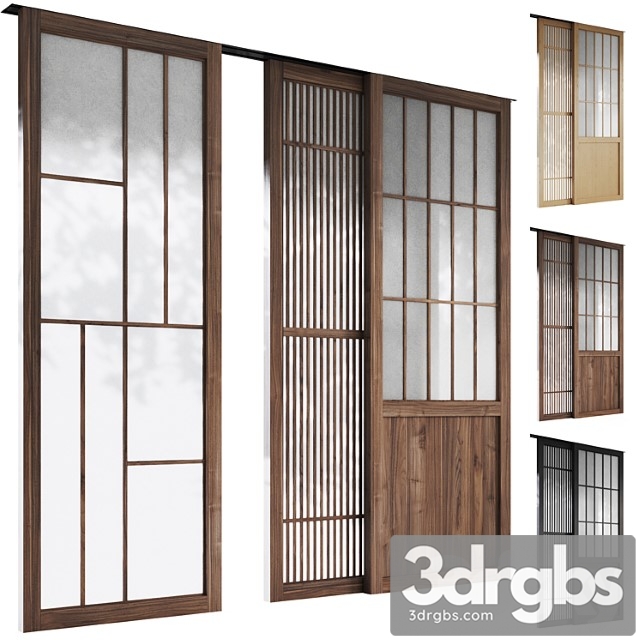 Decorative sliding partition shoji japanese 5