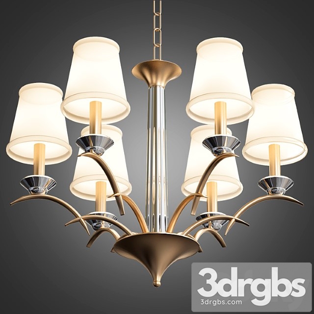 Hudson Valley Marcellus 6 Light Aged Brass Chandelier