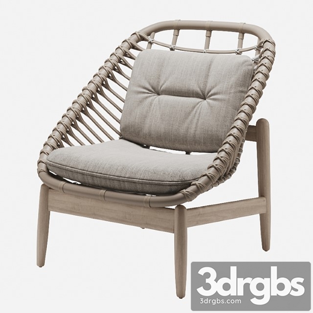 Cane line string lounge armchair