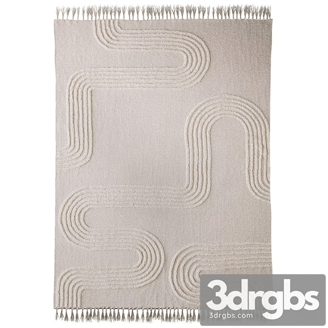 Maze hilo tufted rug