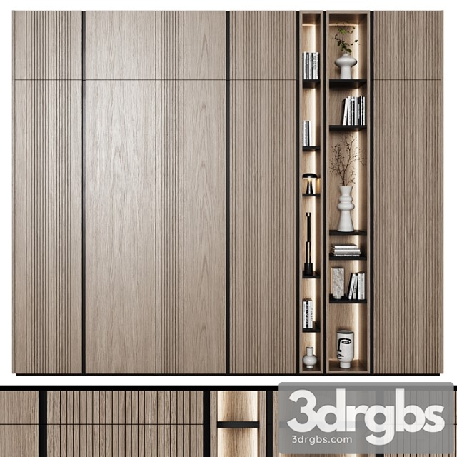 Modular wardrobes in modern style 62