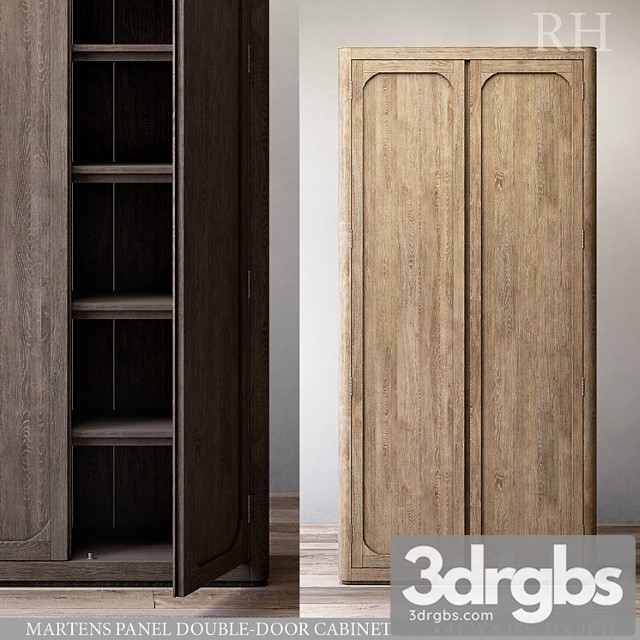 Martens Panel Double Door Cabinet