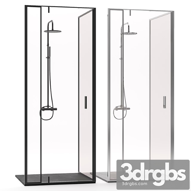 Shower cabin with shower system from carlo frattini