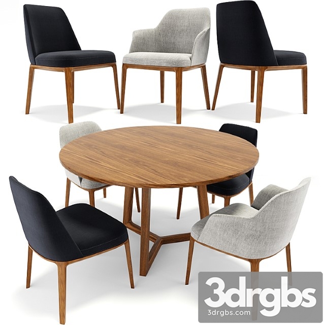 Poliform sophie and grace dining set 2