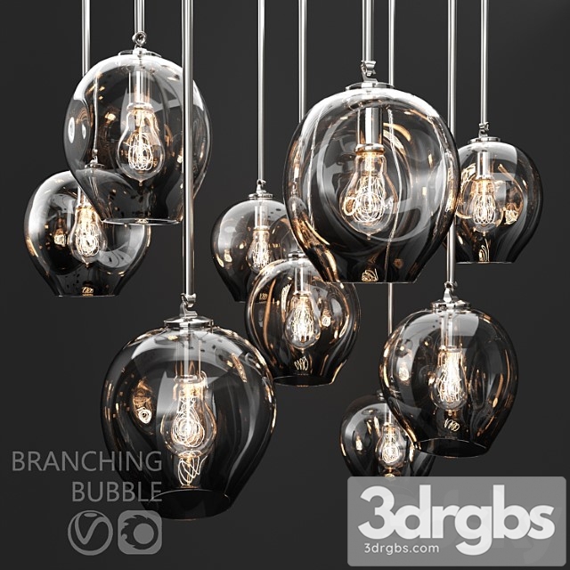 Branching bubble 1 lamp 1