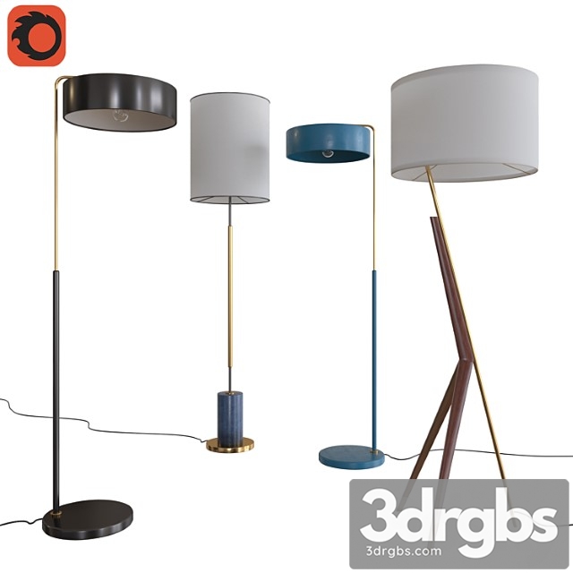 West elm floor lamps set 05