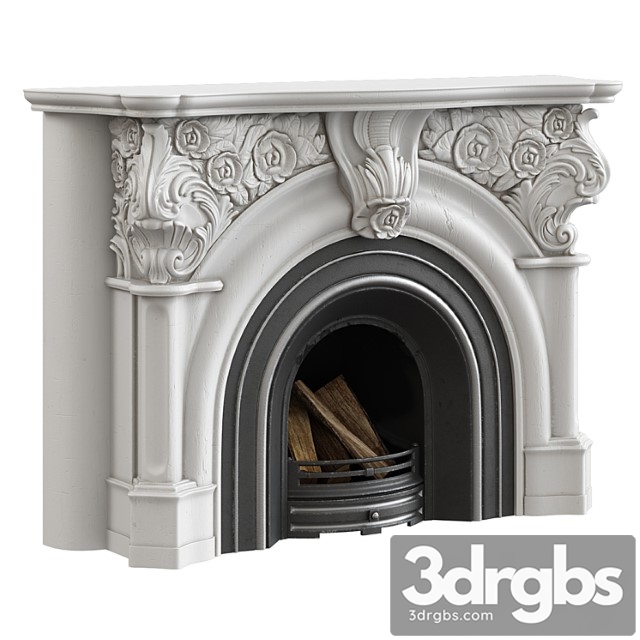 Victorian fireplace