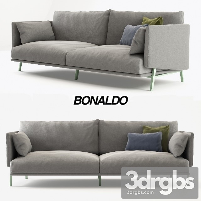 Bonaldo Gray Sofa 01