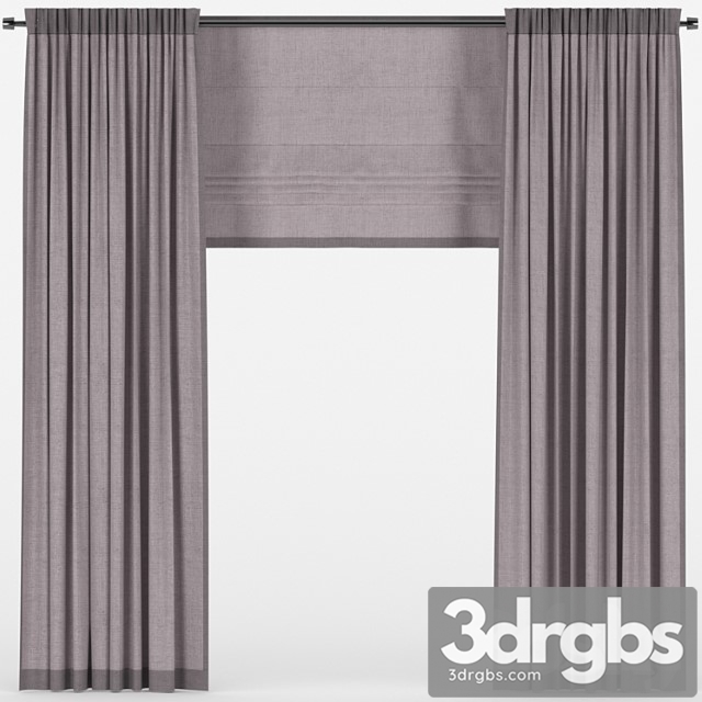 Curtains with roman 41