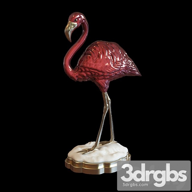 John-richard porcelain pink flamingo