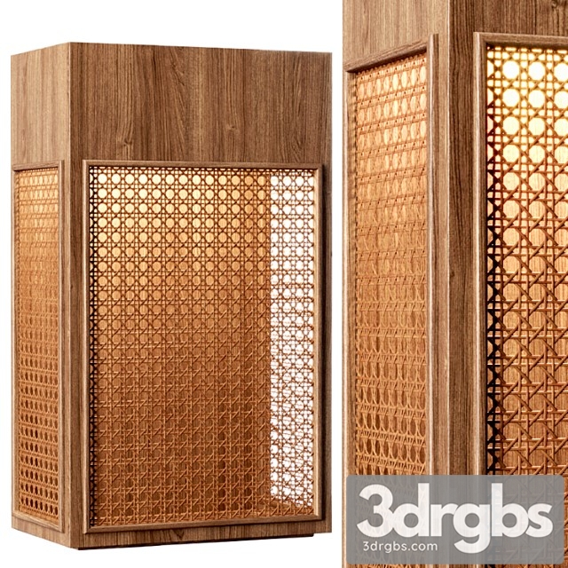 Florenze Rattan Val Lantern Fvz Rattan Wall Lamp