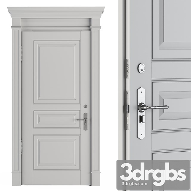 White Front Classic Door Set 37