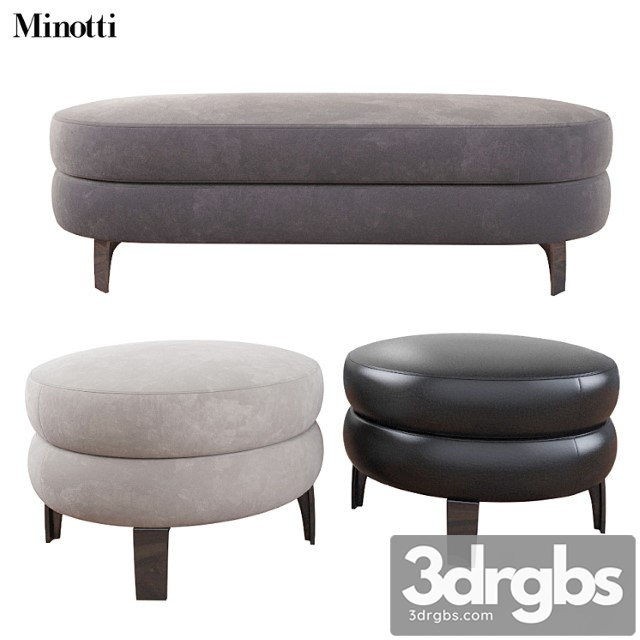 Pouf set danny minotti 2