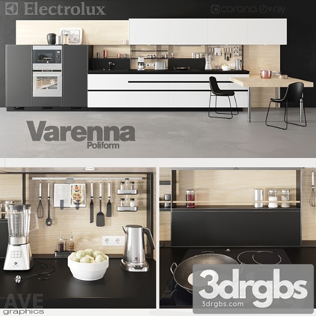 Ave Electrolux Volume Poliform Varenna Kitchen