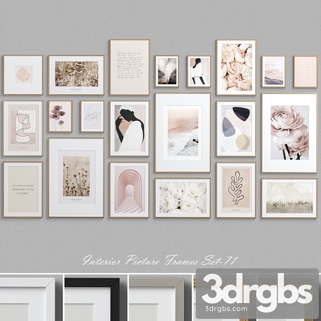 Interior Picture Frames Set 71