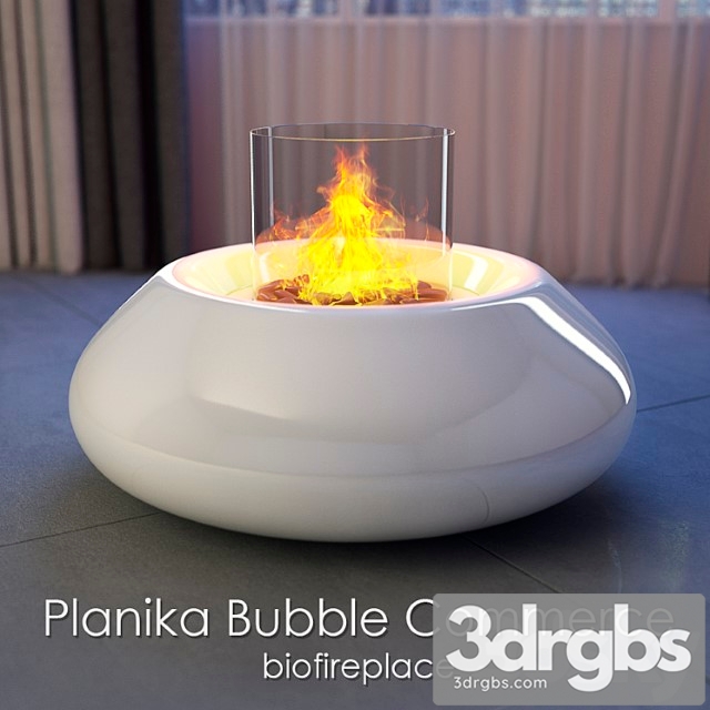 Biofireplace Planika Bubble Commerce