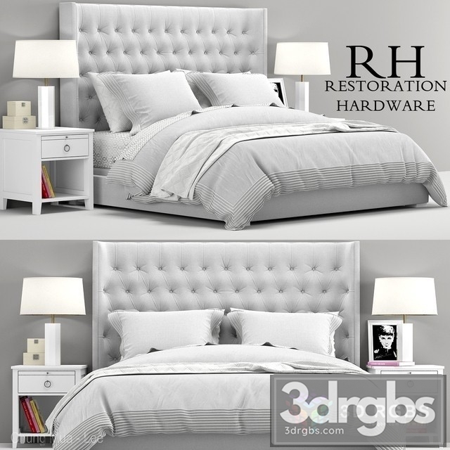 RH Zadie Bed