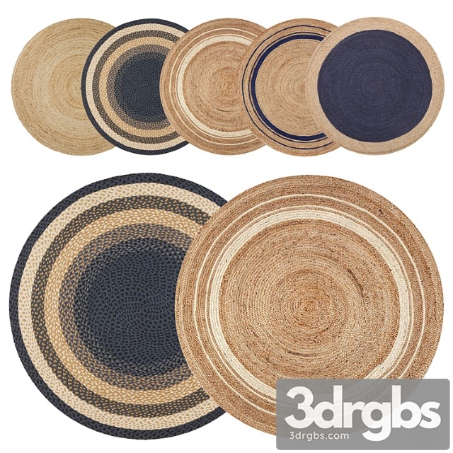 Round jute rug 5