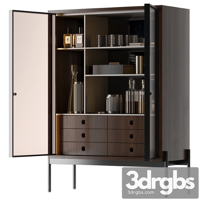 Bookcase minotti superquadra 2021 collection № 4