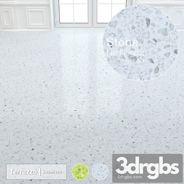 Seamless terrazzo stone 003