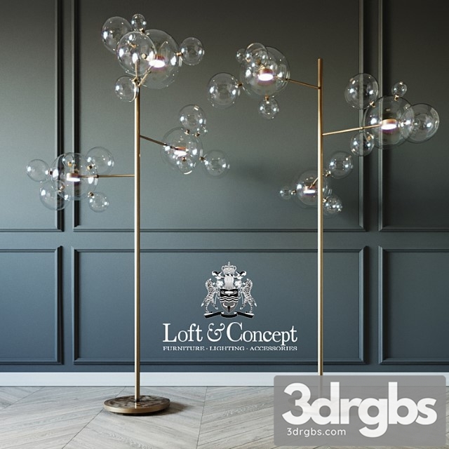 Torcher giopato & coombes bolle bls 14 floor lamp