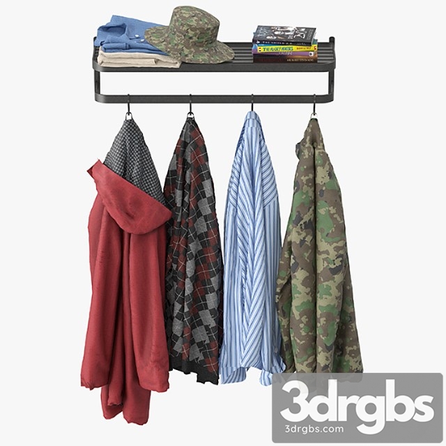 Clothes Wall coat rack