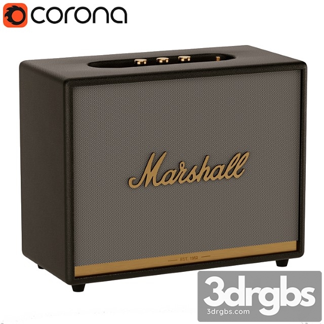 Marshall loudspeaker woburn ii black leather