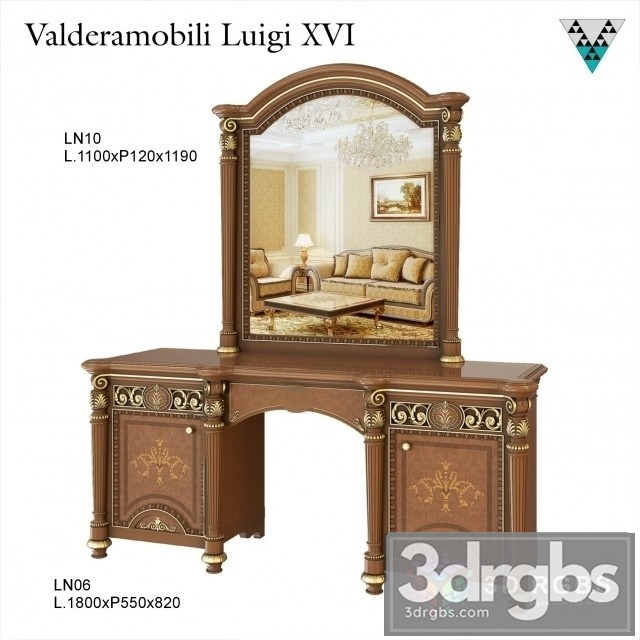 Dressing Table Valderamobili Luigi XVI
