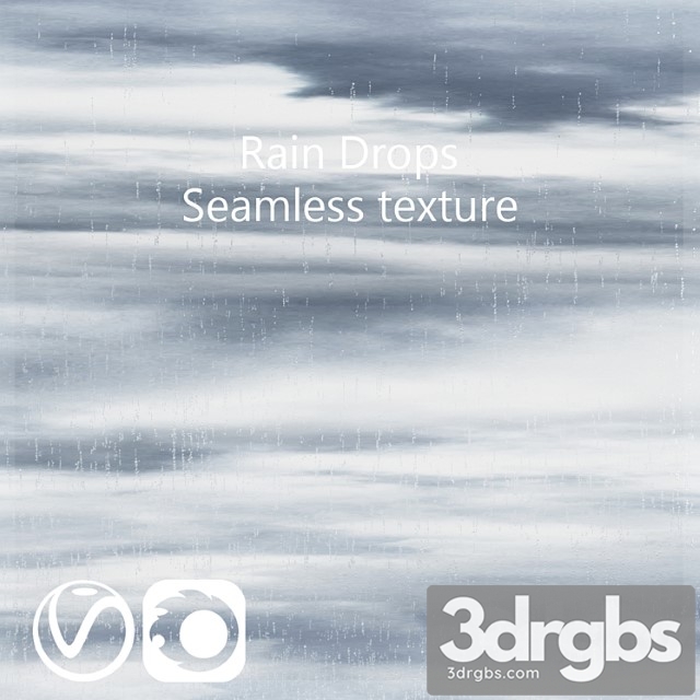 Wet glass - drops after rain