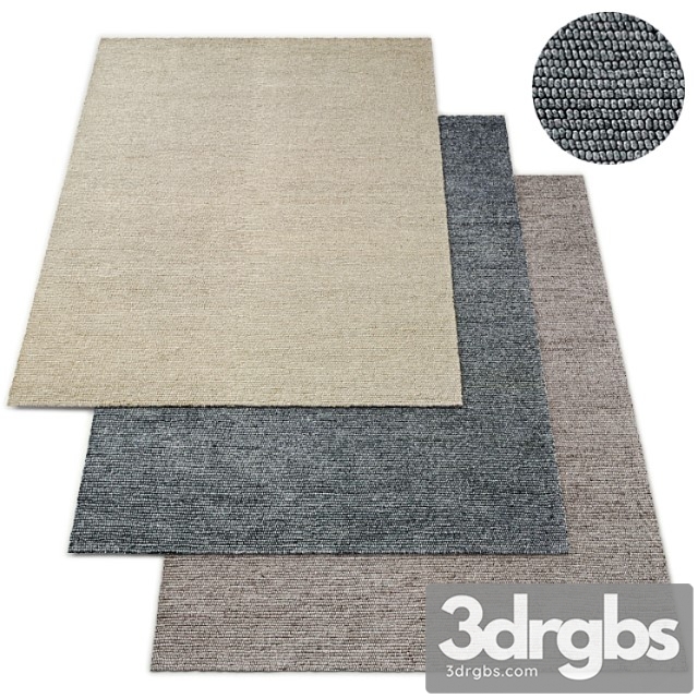 Shaded loop rug rh