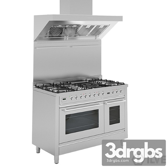 Ilve 120cm freestanding cooker - pw120fmp 2