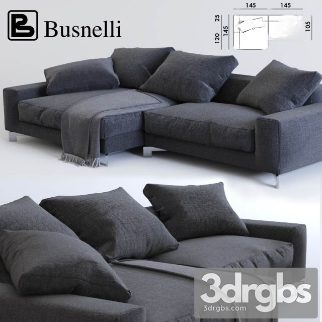 Corner sofa Busnelli 02