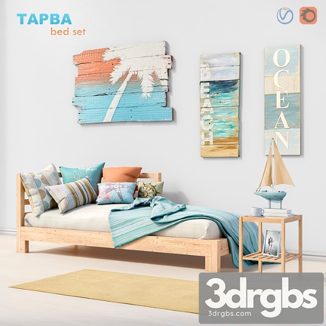 Bed Daybed Ikea Tarva Set 1