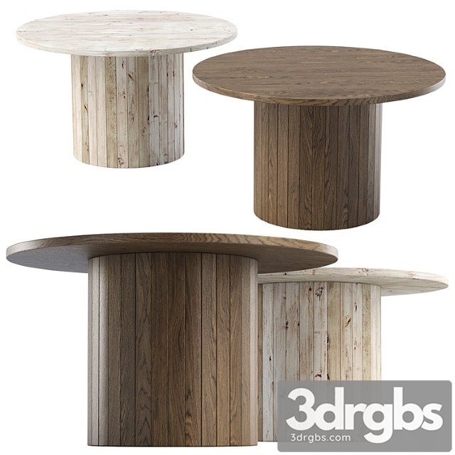 Eric Wooden Round Dining Table By Bpoint Design Dereviannyi Obedennyi Stol