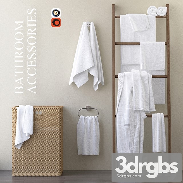 A Set Of Towels For The Bathroom M30